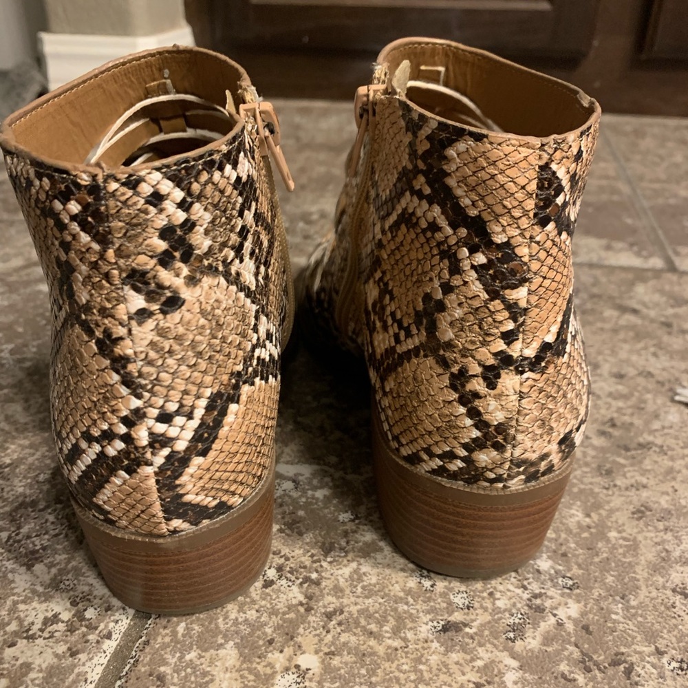 Snake Print Bootie - image 3